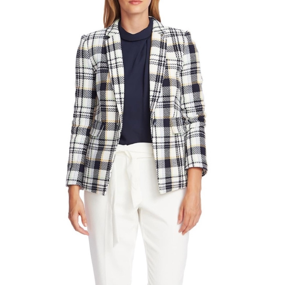 Vince Camuto Plaid Blazer